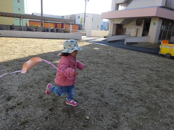 たこあげして遊んだよ