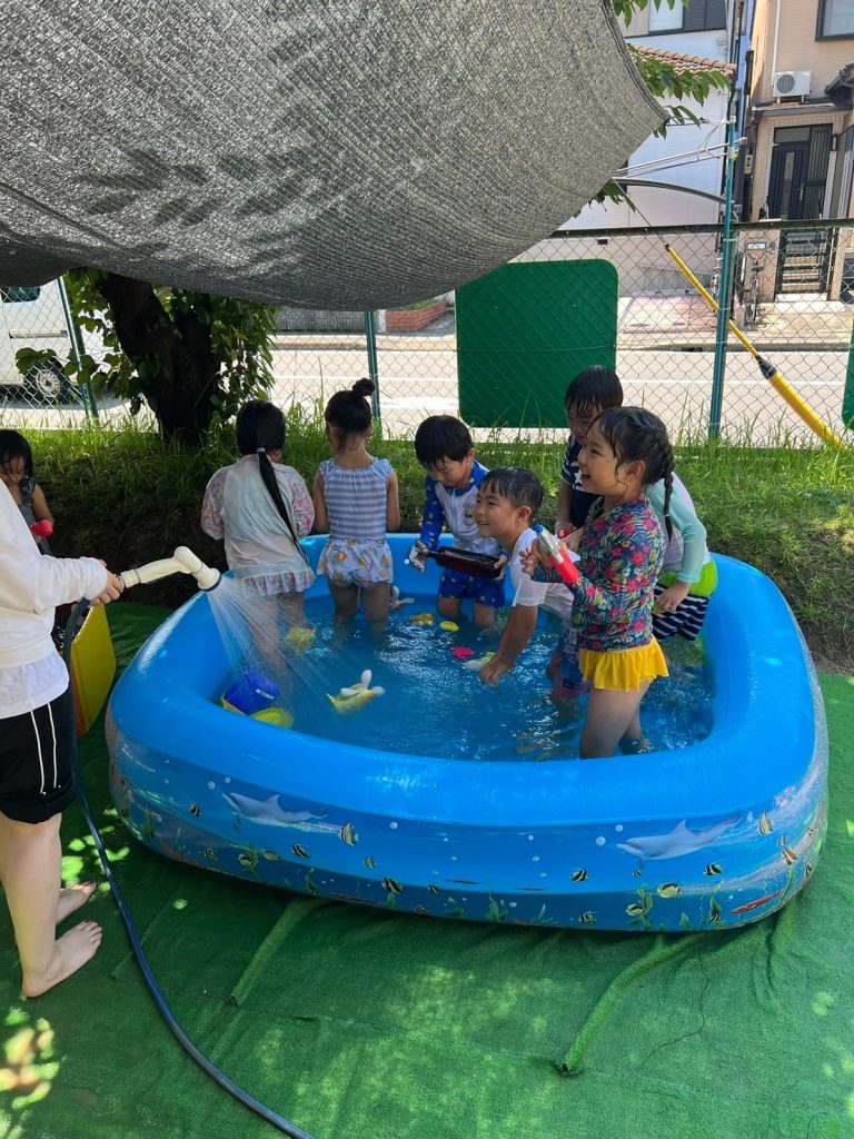 元気いっぱい！水遊び💦